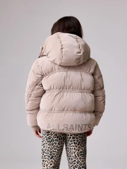 smALLSAINTS Pink Ruched Short Padded Coat