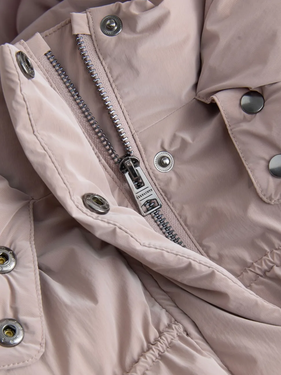 smALLSAINTS Pink Ruched Short Padded Coat