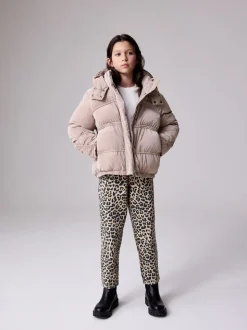 smALLSAINTS Pink Ruched Short Padded Coat