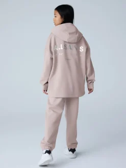 smALLSAINTS Pink Underground Oversized Hoodie and Joggers Set