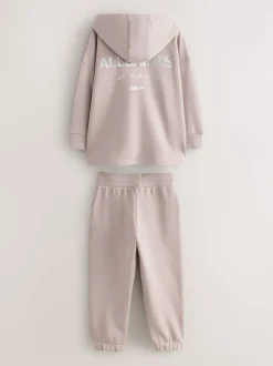 smALLSAINTS Pink Underground Oversized Hoodie and Joggers Set