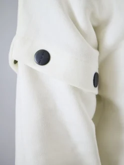 smALLSAINTS White Amphia Underground Zip Hoodie