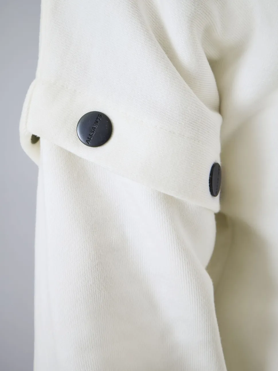 smALLSAINTS White Amphia Underground Zip Hoodie