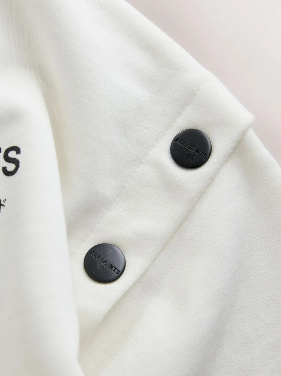 smALLSAINTS White Amphia Underground Zip Hoodie