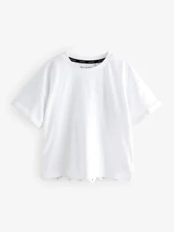 smALLSAINTS White Broderie Back T-Shirt