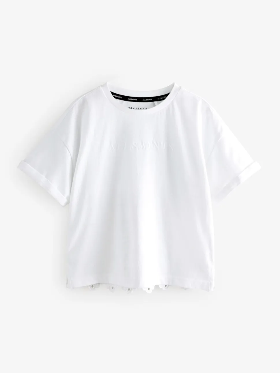 smALLSAINTS White Broderie Back T-Shirt