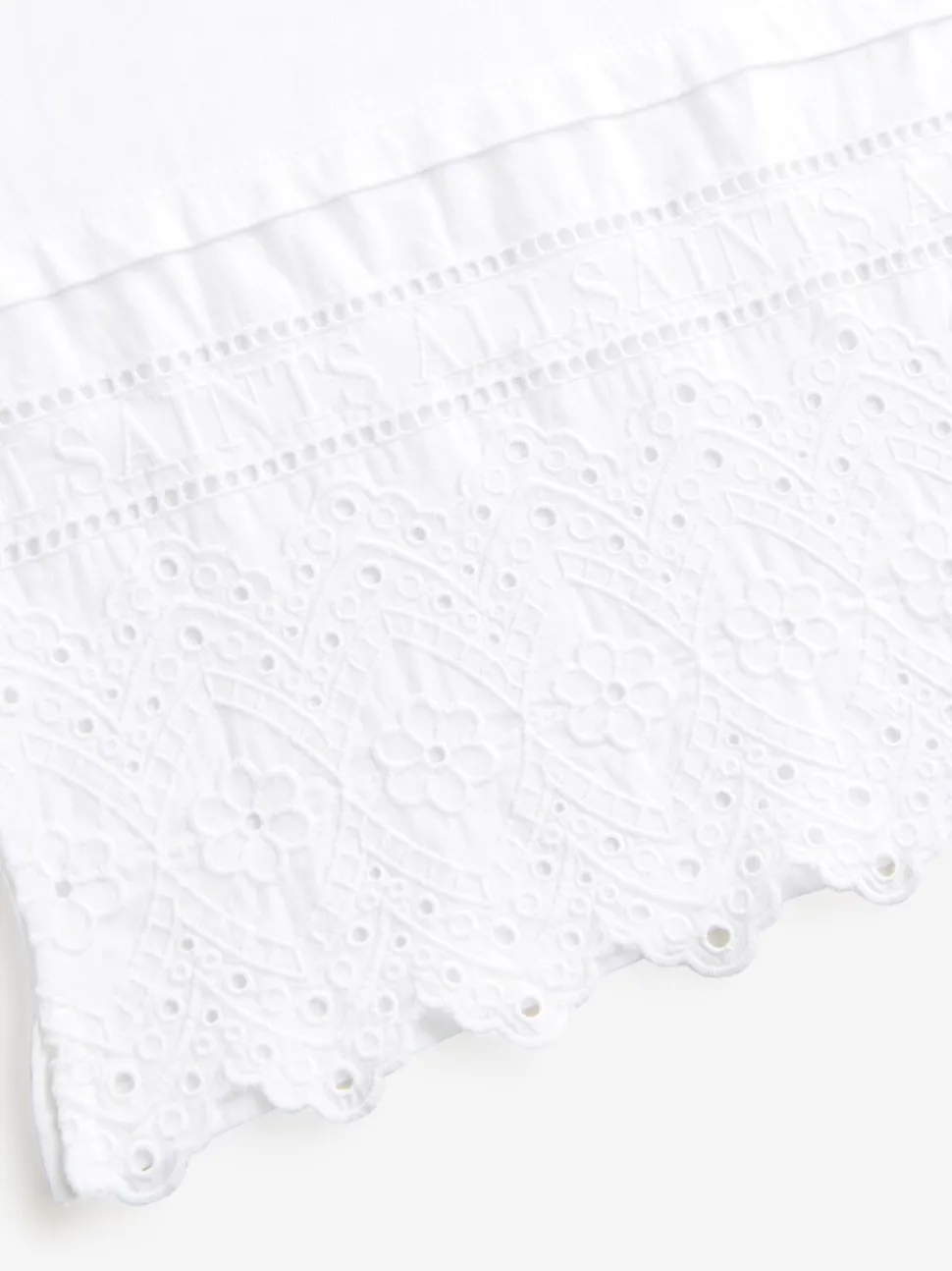 smALLSAINTS White Broderie Back T-Shirt