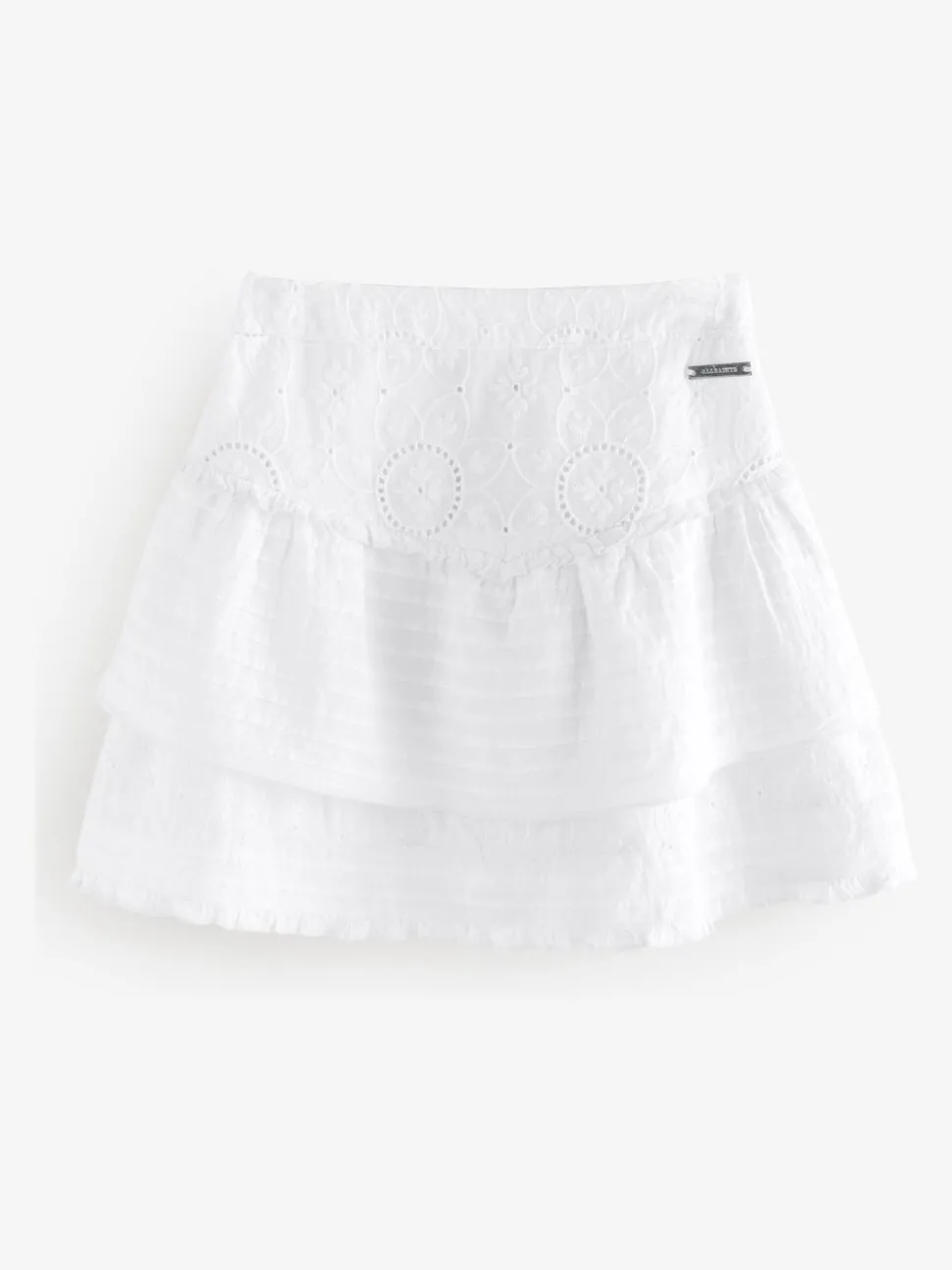 smALLSAINTS White Broderie Tiered Skirt