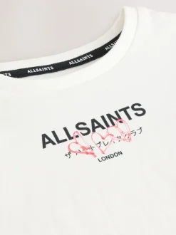 smALLSAINTS White/Pink Amore Underground Broderie T-Shirt and Leggings Younger Set