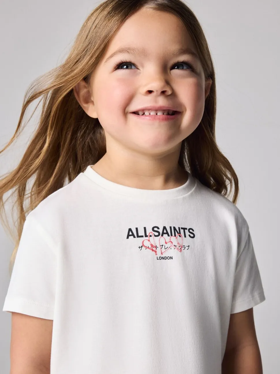 smALLSAINTS White/Pink Amore Underground Broderie T-Shirt and Leggings Younger Set