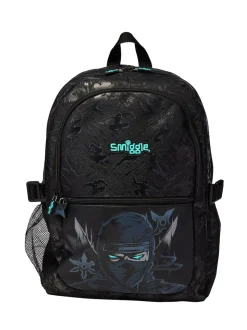 Smiggle Black All Stars Classic Attach Backpack