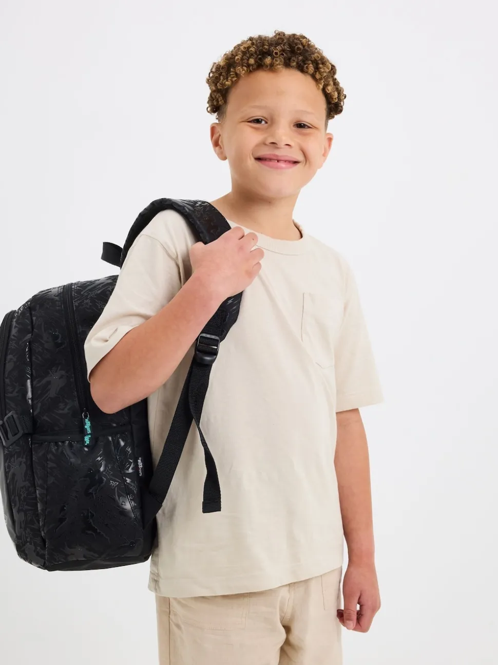 Smiggle Black All Stars Classic Attach Backpack
