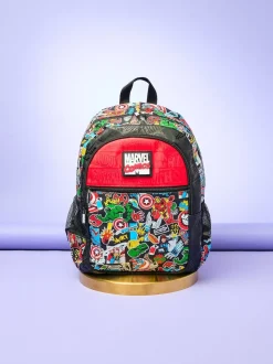 Smiggle Black Marvel Classic Backpack