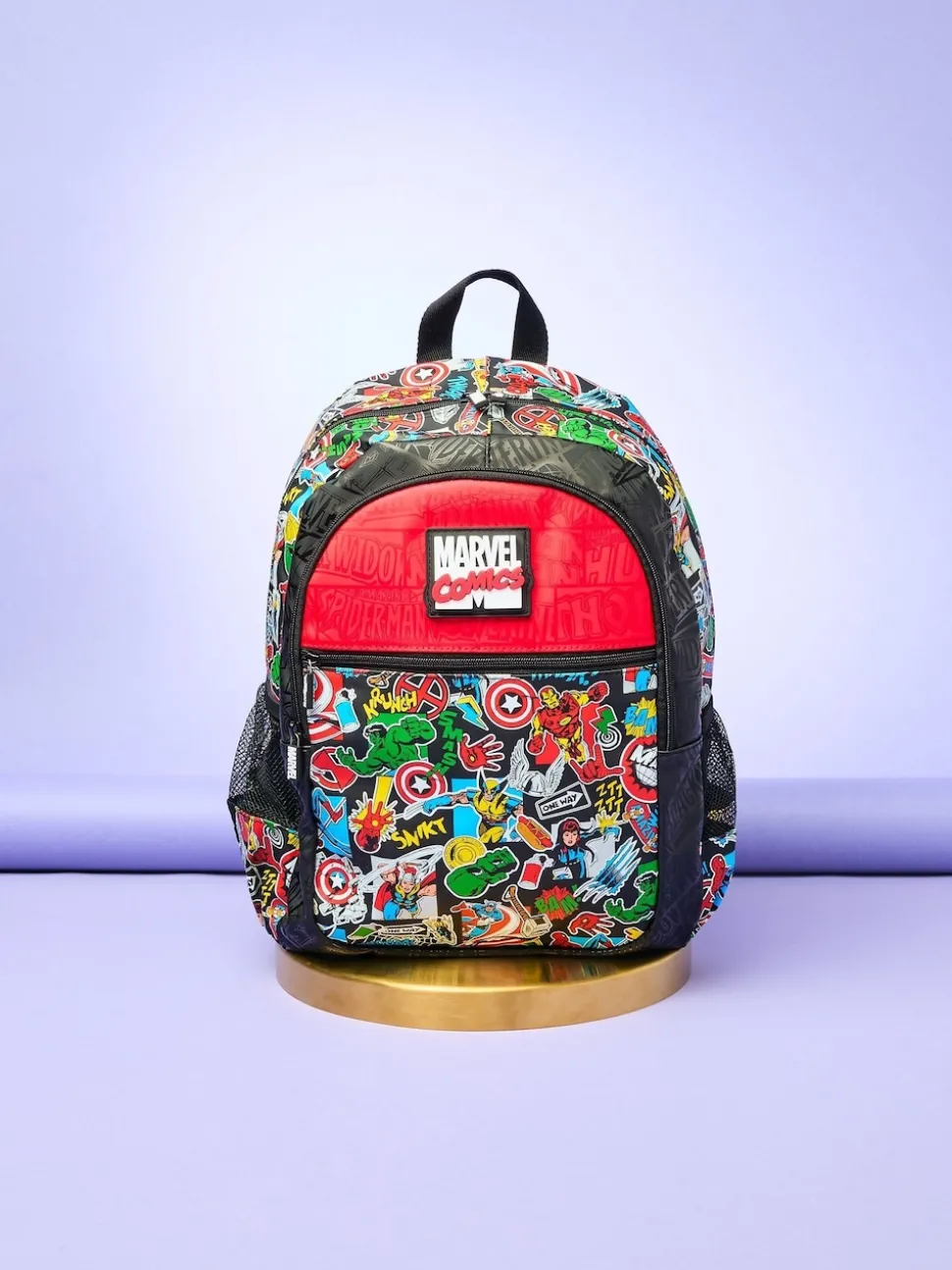 Smiggle Black Marvel Classic Backpack