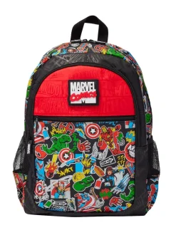 Smiggle Black Marvel Classic Backpack