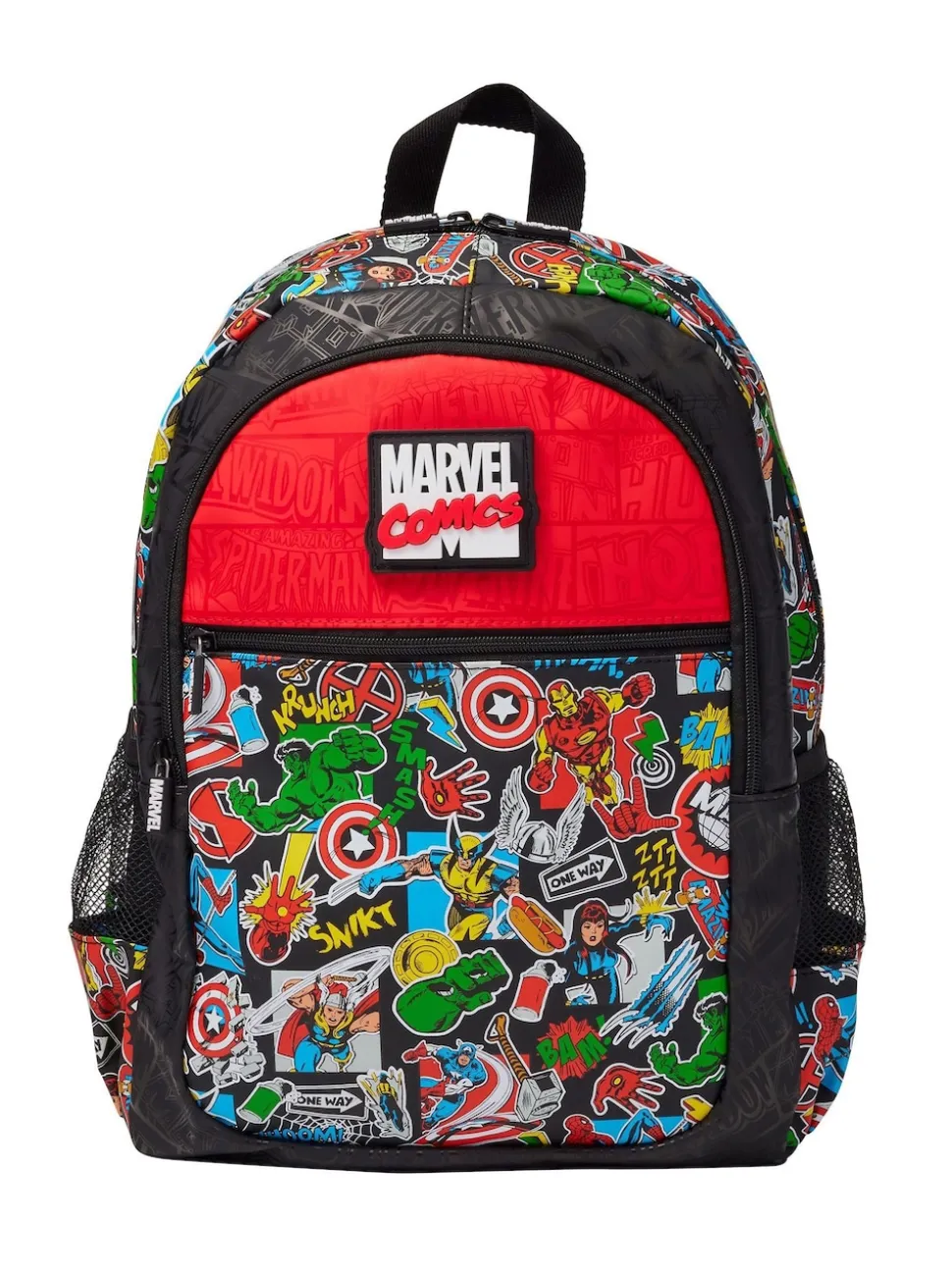 Smiggle Black Marvel Classic Backpack