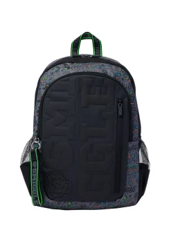 Smiggle Black Smiggler Classic Backpack