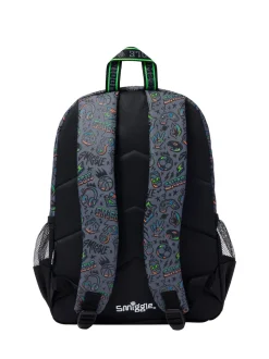 Smiggle Black Smiggler Classic Backpack