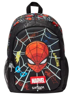 Smiggle Black Spider-Man Classic Backpack