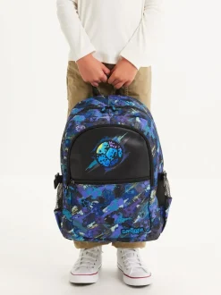 Smiggle Blue Trailblazer Classic Attach Backpack