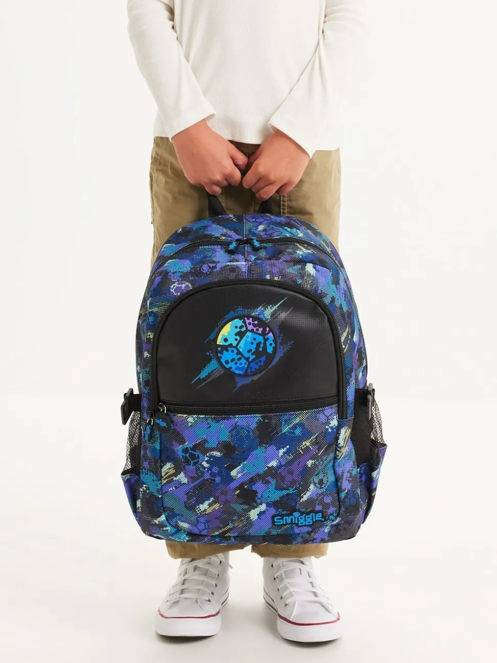 Smiggle Blue Trailblazer Classic Attach Backpack
