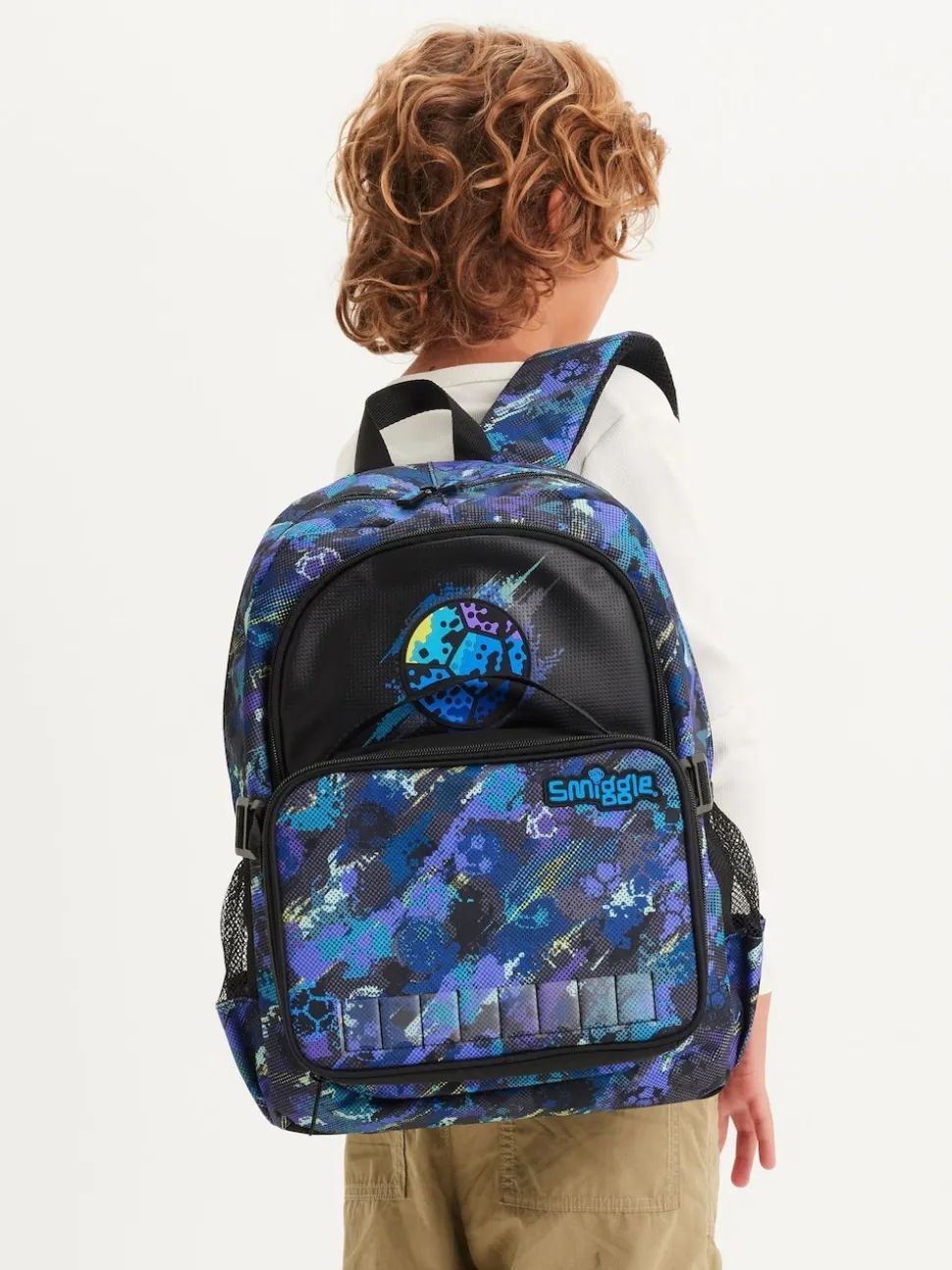Smiggle Blue Trailblazer Classic Attach Backpack