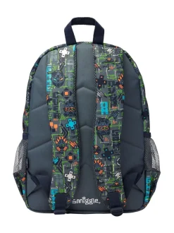 Smiggle Grey Trailblazer Classic Attach Backpack