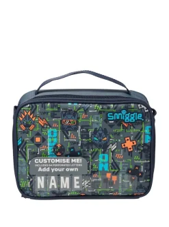 Smiggle Grey Trailblazer Foldover Attach Backpack