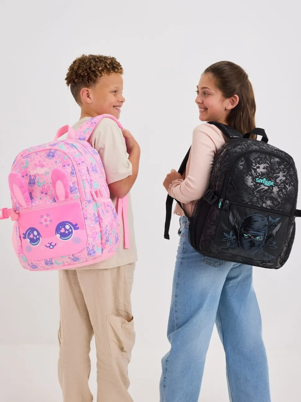 Smiggle Pink All Stars Classic Attach Backpack