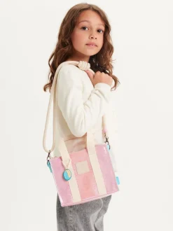 Smiggle Pink Mini Moana Print Tote Shoulder Bag