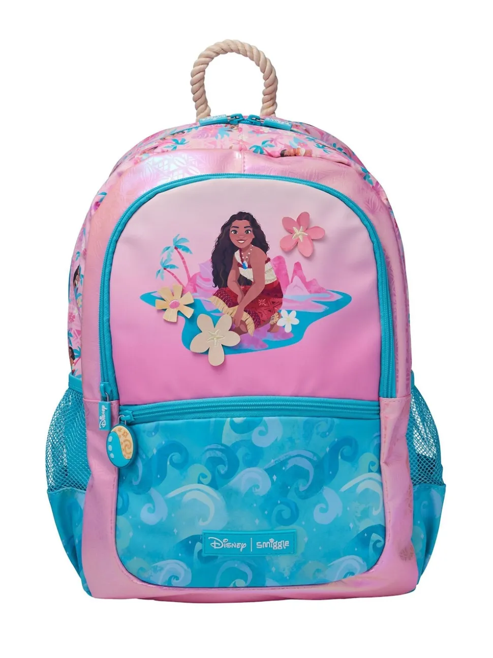 Smiggle Pink Moana Print Classic Backpack