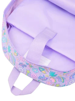Smiggle Purple All Stars Classic Attach Backpack