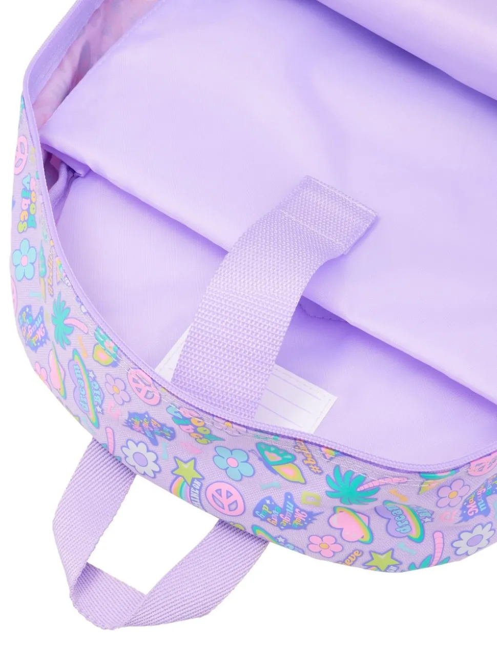 Smiggle Purple All Stars Classic Attach Backpack