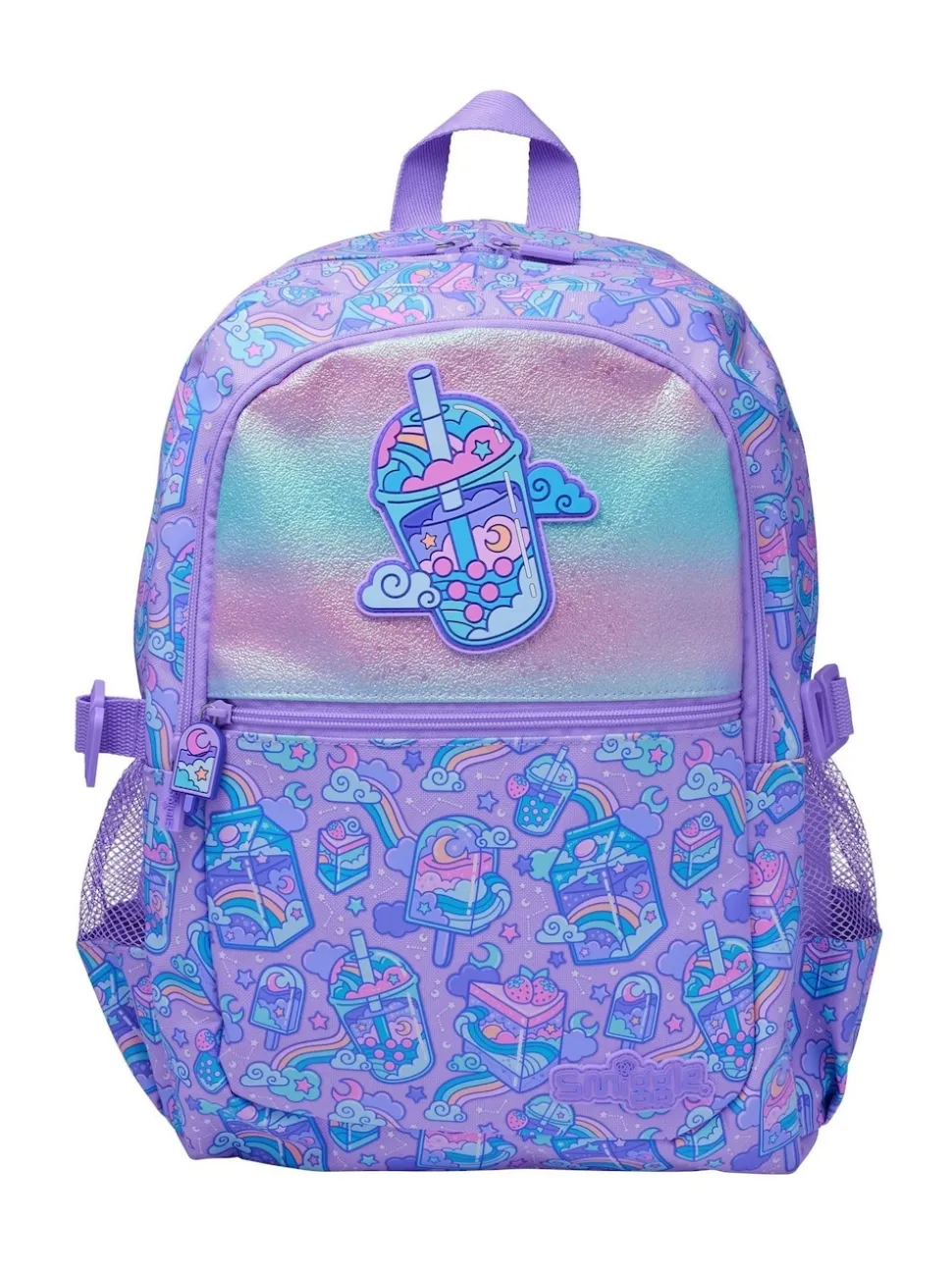 Smiggle Purple Trailblazer Classic Attach Backpack