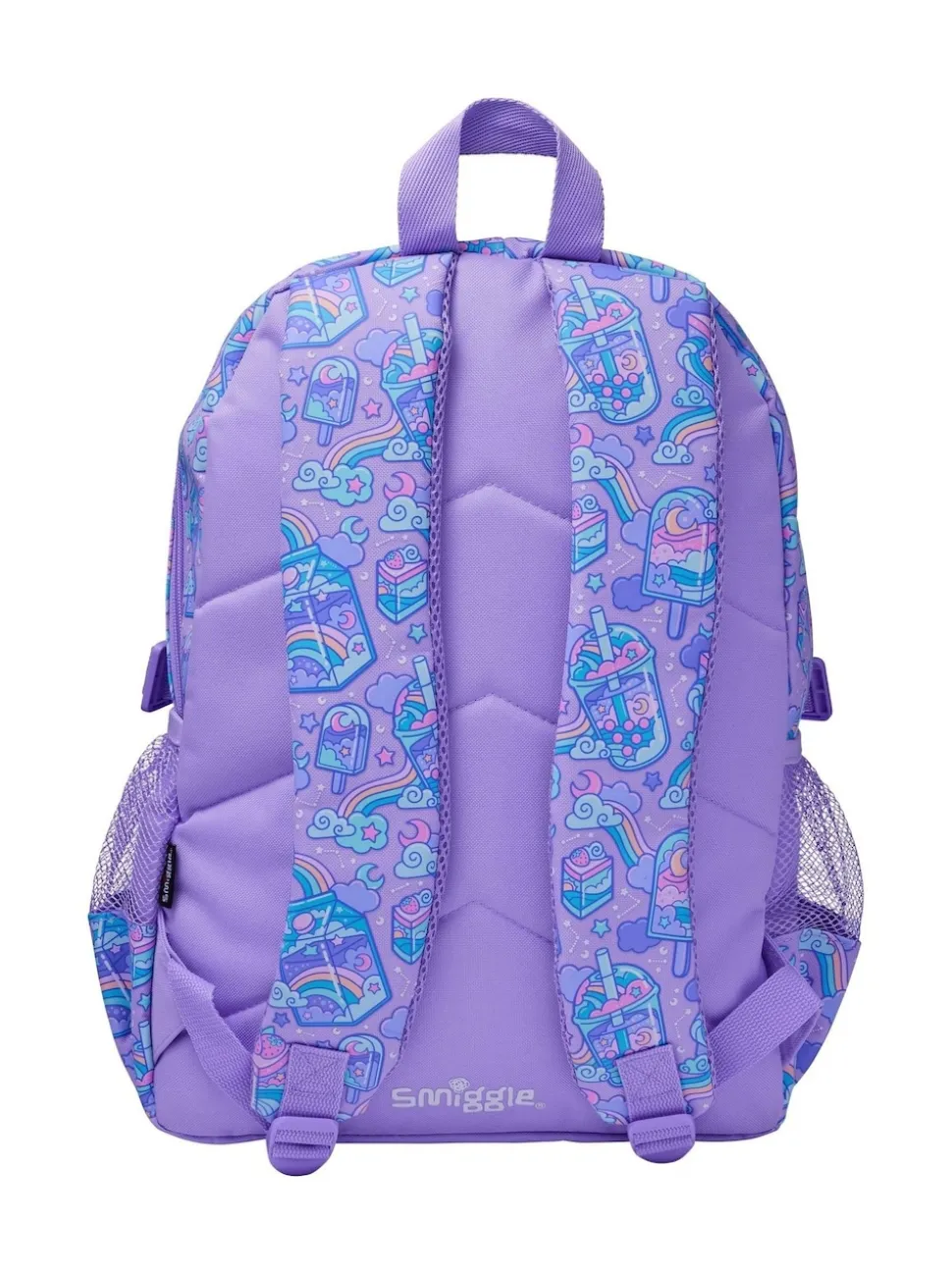 Smiggle Purple Trailblazer Classic Attach Backpack
