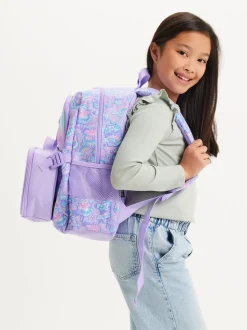Smiggle Purple Trailblazer Classic Attach Backpack