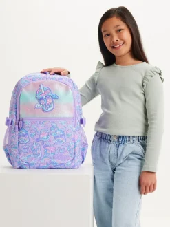 Smiggle Purple Trailblazer Classic Attach Backpack