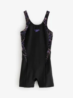 Speedo Black Hyperboom Splice Swimsuit