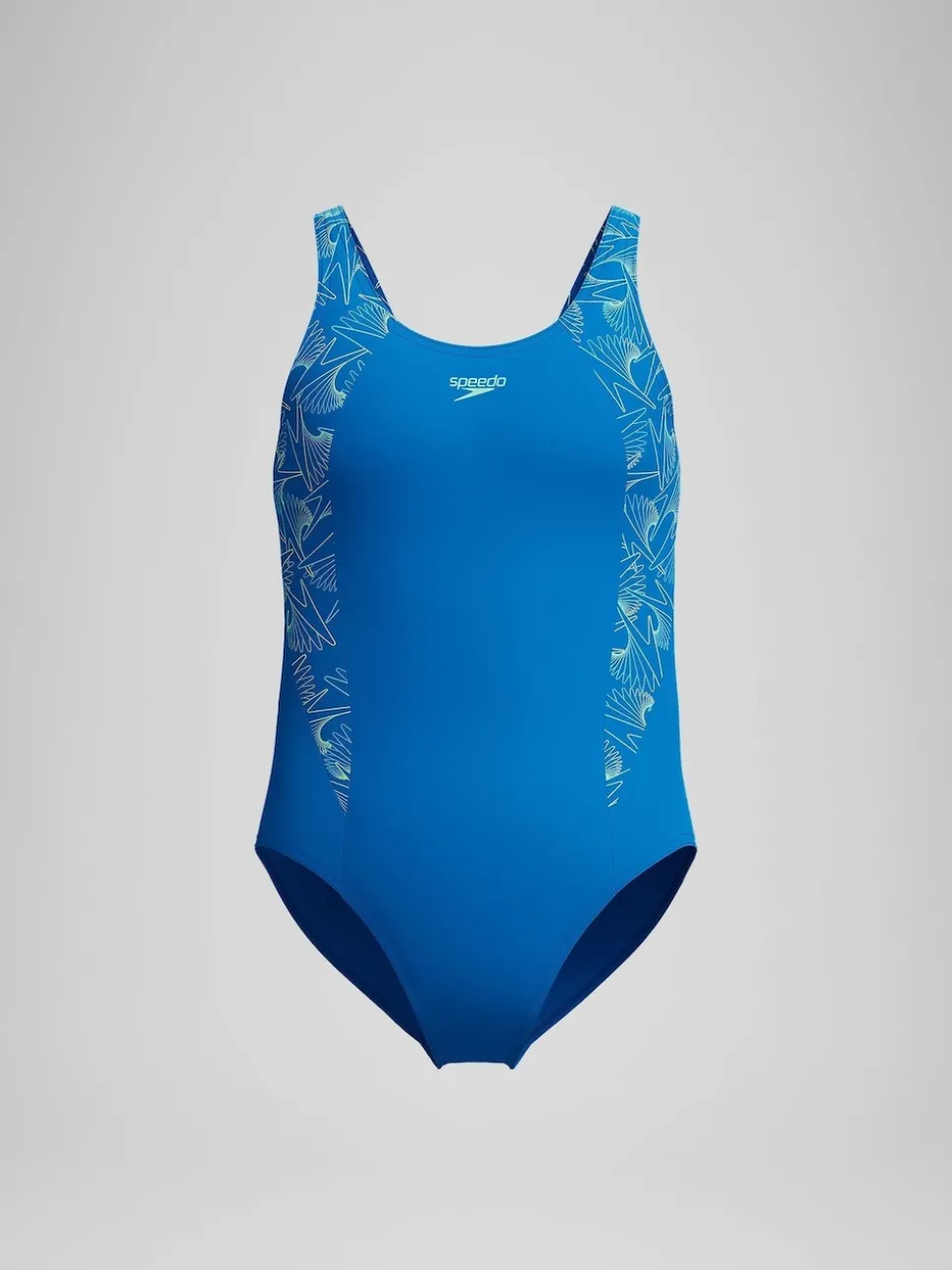 Speedo Blue Hyperboom Splice Muscleback Swimsuit