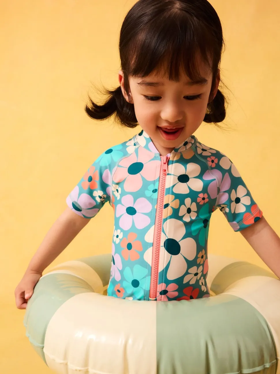 Stampy Floral Sunsafe Swimsuit (3mths-10yrs)