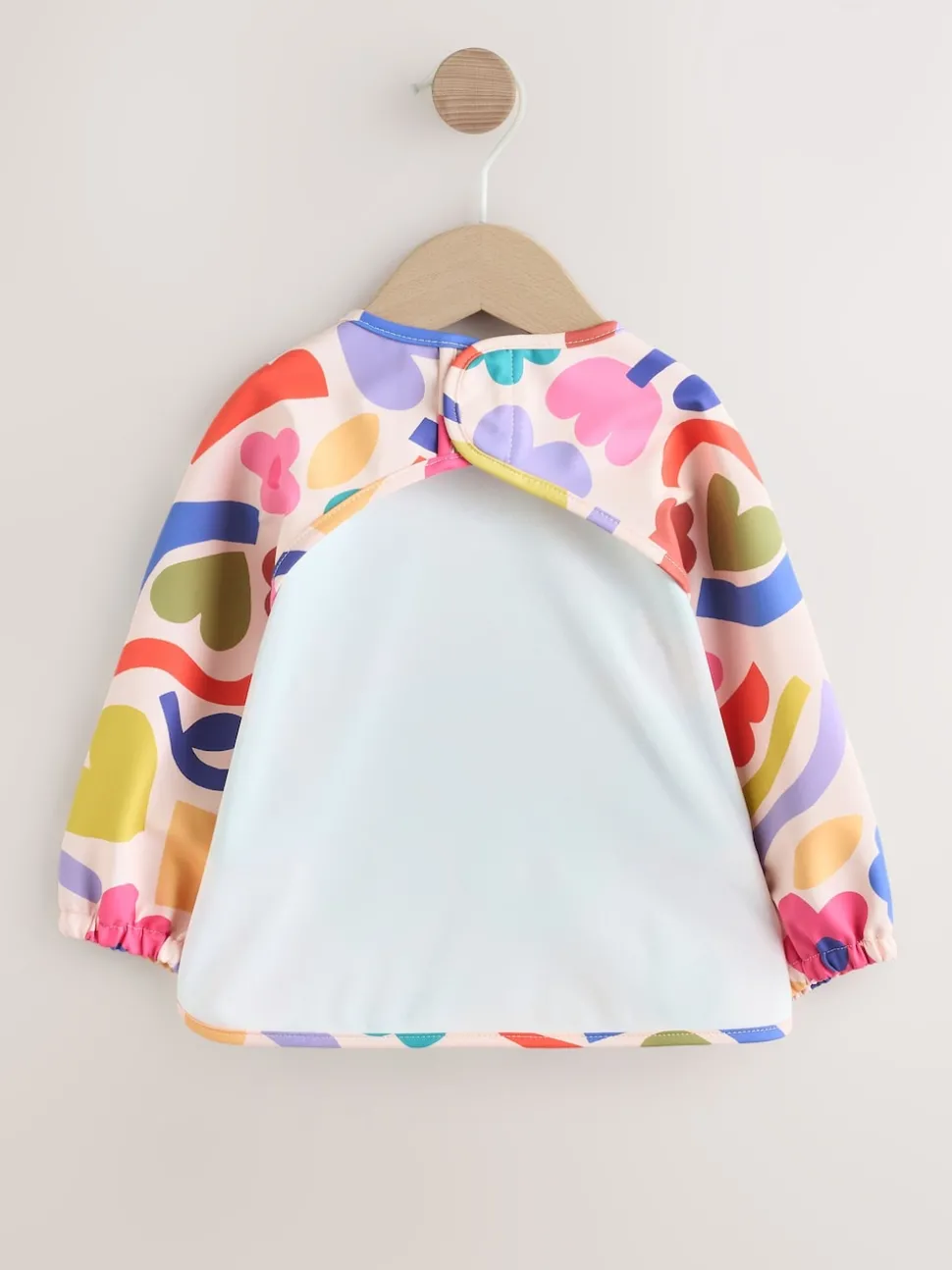 Stampy Floral Weaning And Feeding Sleeved Bib