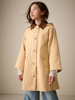 Stone Shower Resistant Duster Trench Coat (5-13yrs)