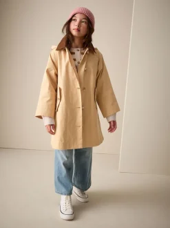 Stone Shower Resistant Duster Trench Coat (5-13yrs)