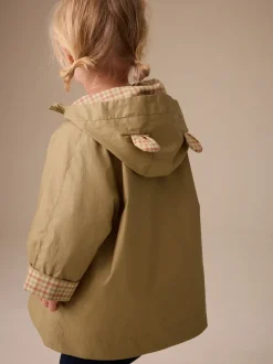 Stone Shower Resistant Hooded Trench Coat (3mths-7yrs)