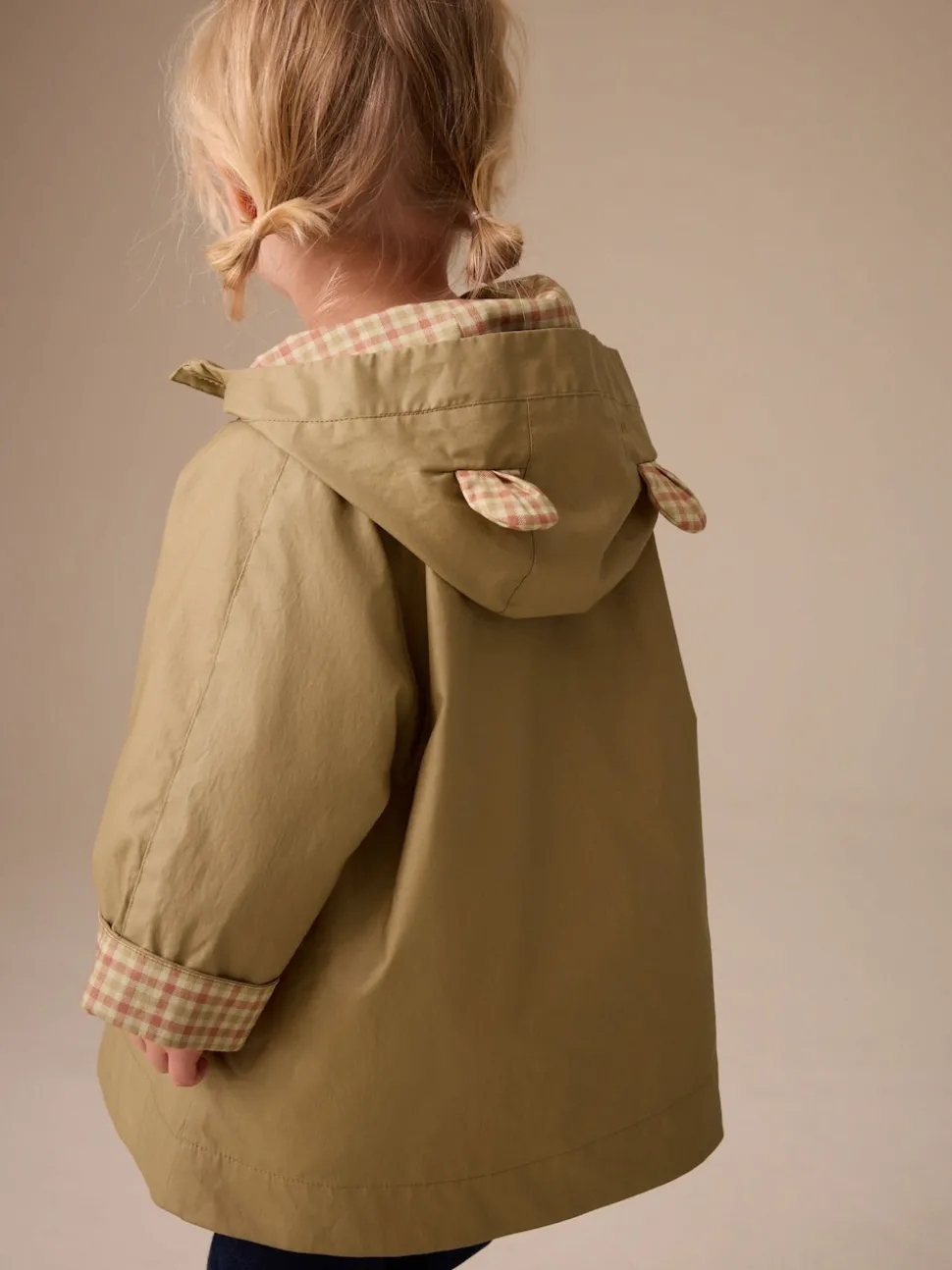 Stone Shower Resistant Hooded Trench Coat (3mths-7yrs)