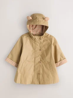 Stone Shower Resistant Hooded Trench Coat (3mths-7yrs)