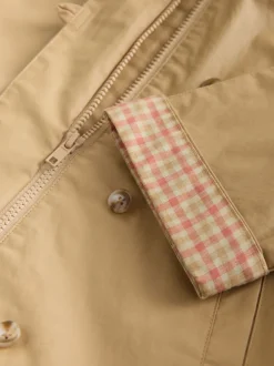 Stone Shower Resistant Hooded Trench Coat (3mths-7yrs)