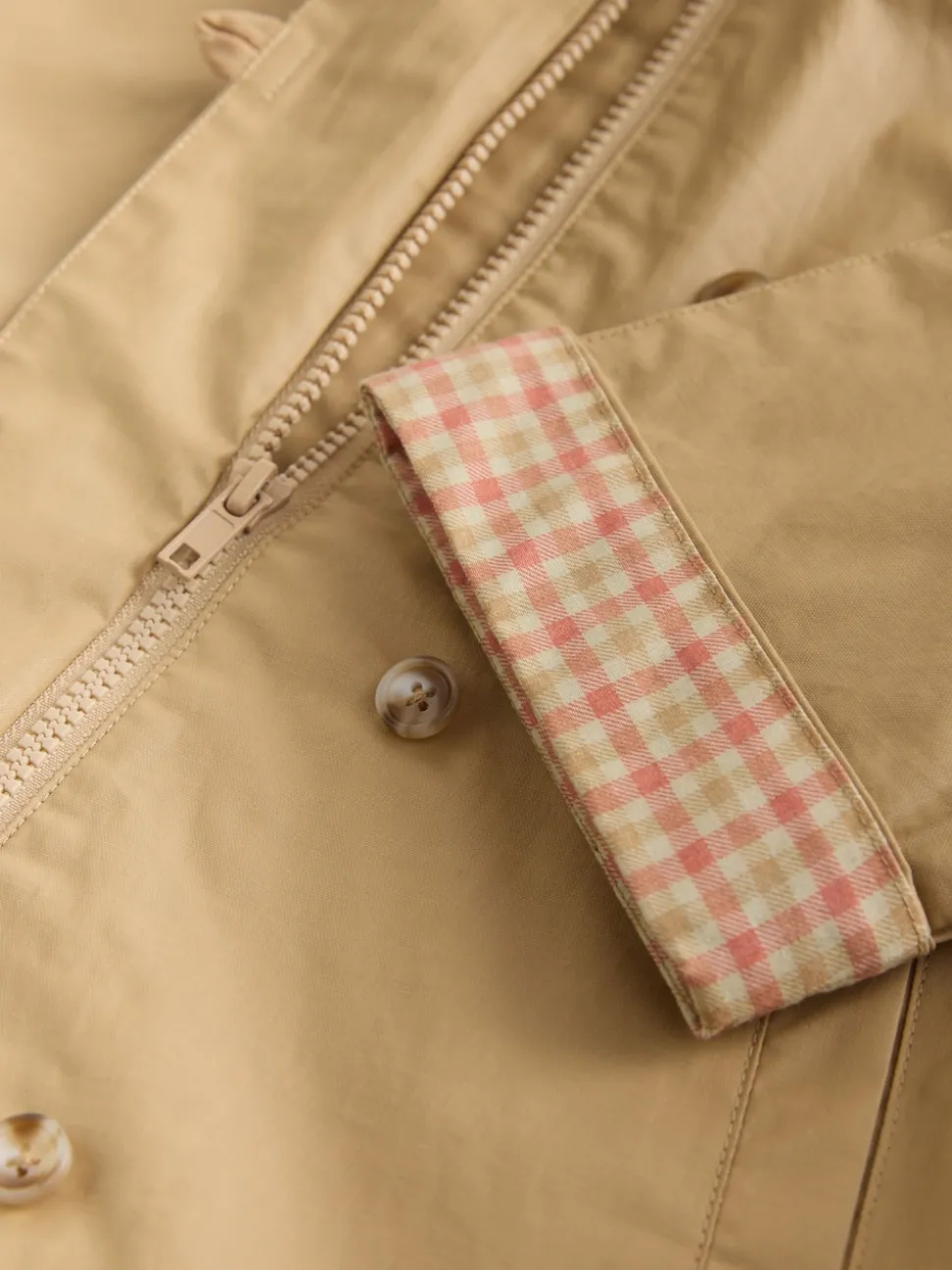 Stone Shower Resistant Hooded Trench Coat (3mths-7yrs)