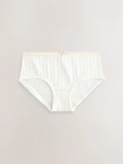 Stripe Pink Texture Hipsters 5 Pack (2-16yrs)
