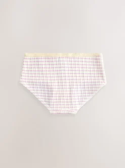 Stripe Pink Texture Hipsters 5 Pack (2-16yrs)